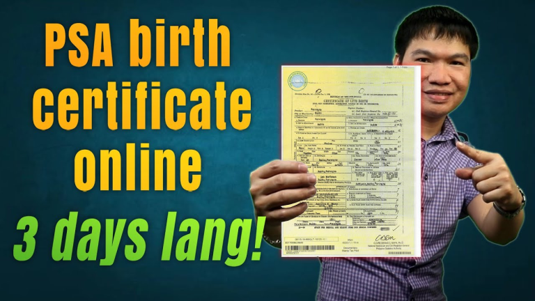 PSA Appointment for Birth Certificate