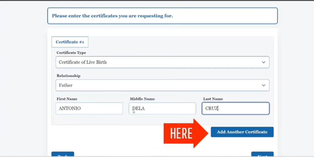 Steps to Login and Set Up Your Account inter types of certificates etc