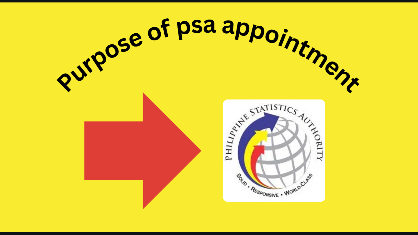 Purpose of PSA appointment