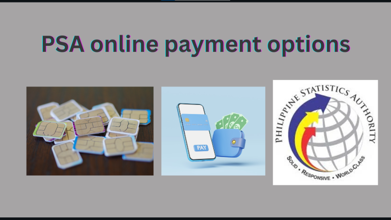 PSA Appointment online payment options