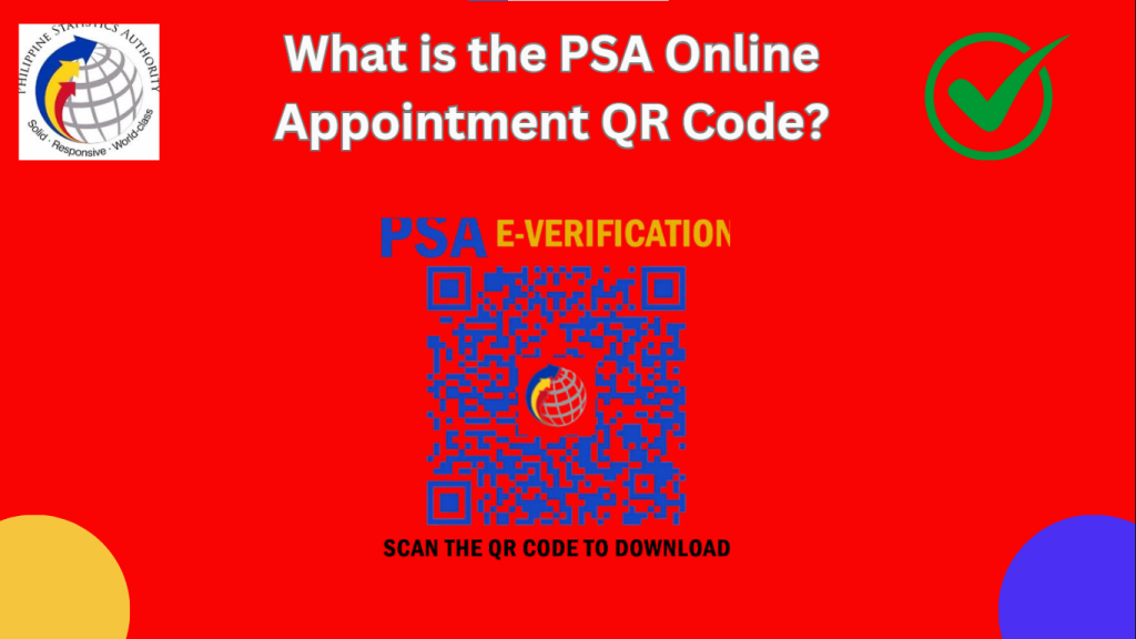 What is the PSA Online Appointment QR Code? banner picture