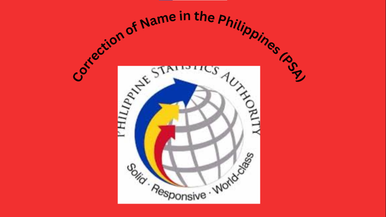 Correction of Name in the Philippines (PSA)