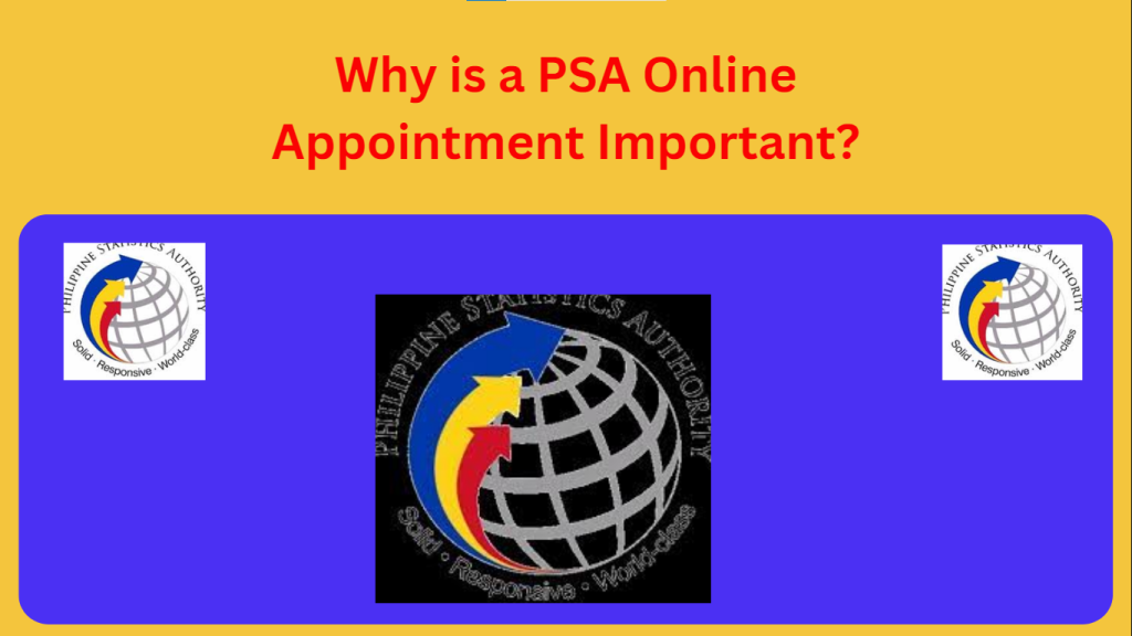 Why is a PSA Online Appointment Important? banner picture