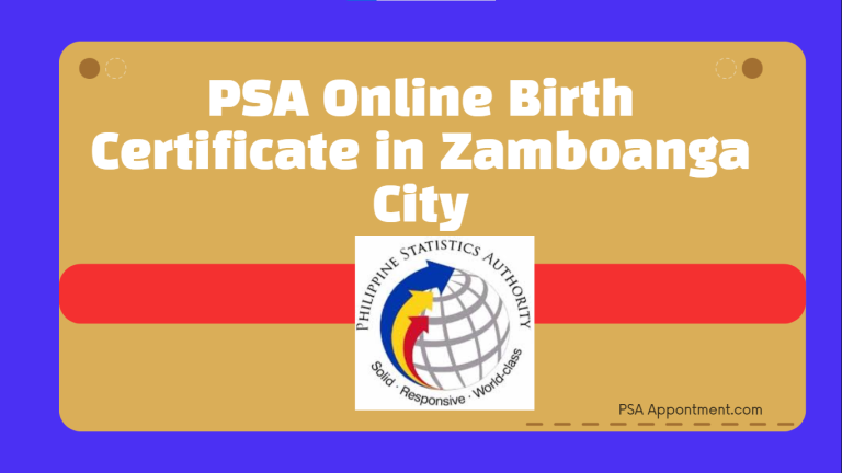 PSA Online Birth Certificate in Zamboanga City