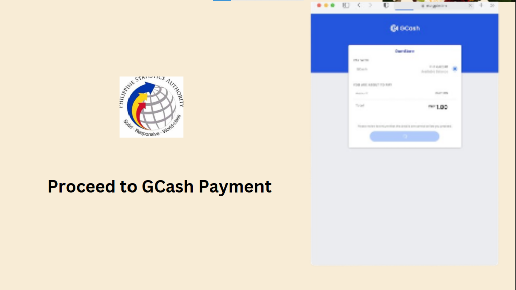 Proceed to GCash Payment banner picture.