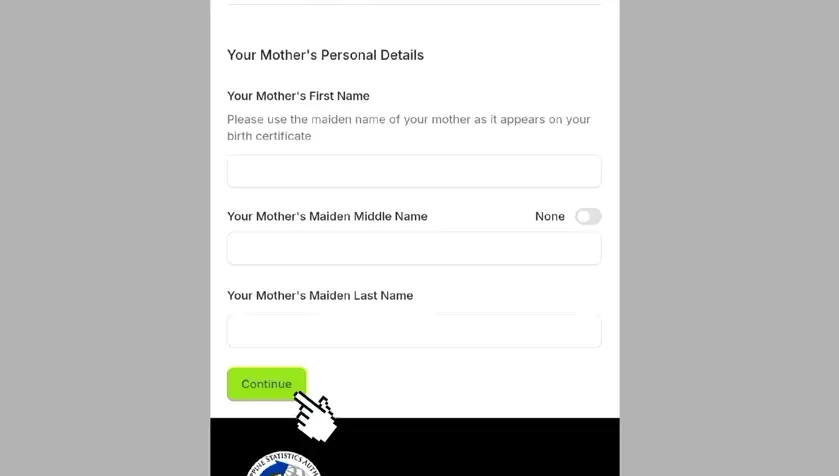 PSA E-Certificate Philippines 2026: Complete Guide to Online Application, Fees, Requirements, Download & Validity 7 Fill Mother personal details